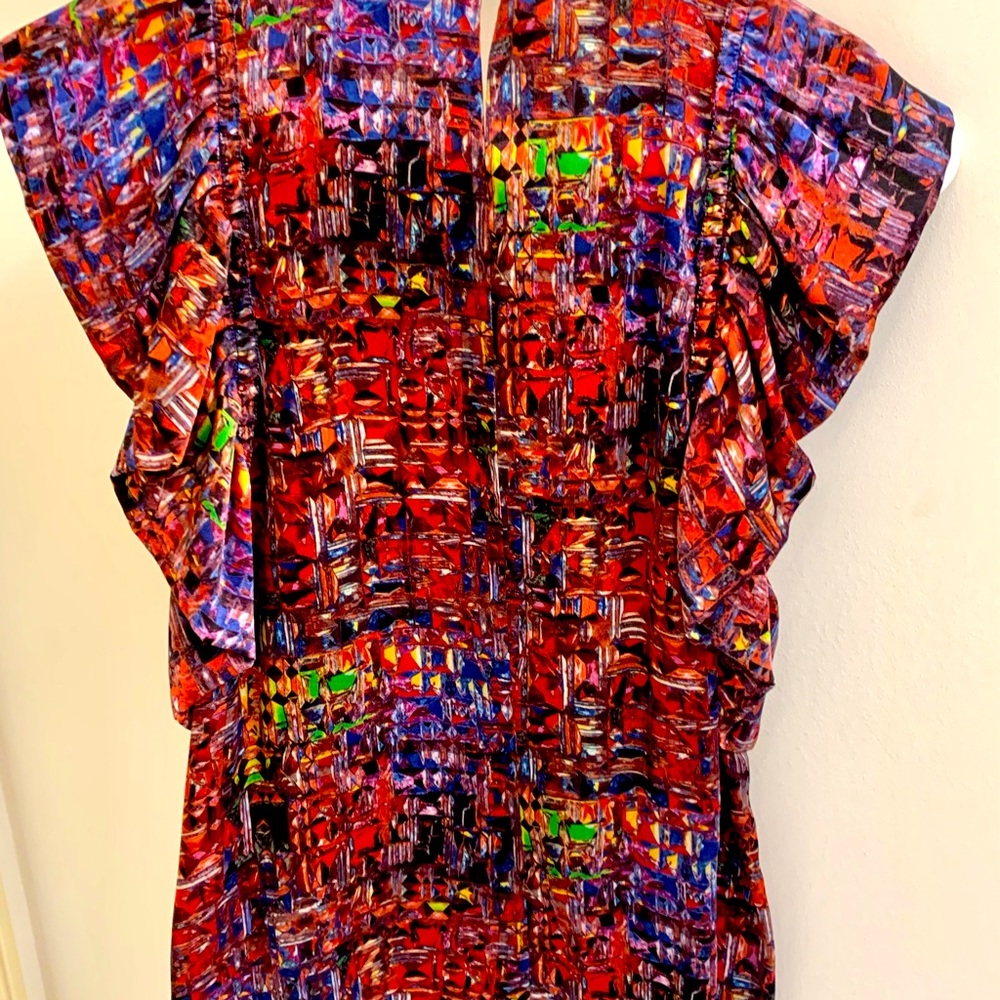 PHILLIP LIM silk cap sleeve top
